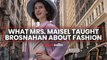 Rachel Brosnahan on wearing Mrs. Maisel's vintage fashions