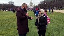 Woman from China who Protested on the 6th in D.C.