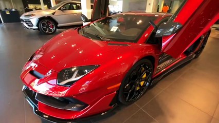 2021 Lamborghini aventador SVJ and Interiors