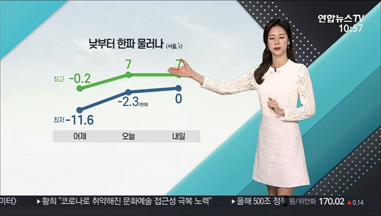 [날씨톡톡] 낮부터 평년 기온 회복…내일~모레 아침 전국 '비'