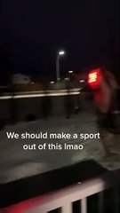 Shining a Red Light at Reflective Speed Limit Signs