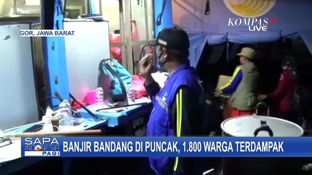 Detik-Detik Banjir Bandang Terjang Permukiman Warga di Kawasan Puncak Bogor
