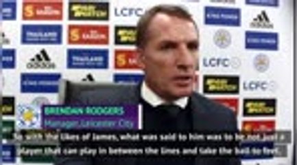 Maddison prime example of player development - Brendan Rodgers