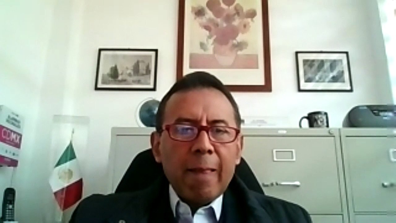 Eduardo Rosales, internacionalista de la UNAM.