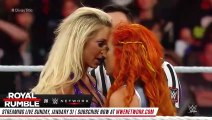 Charlotte vs. Becky Lynch – WWE Divas Championship Match_ Royal Rumble
