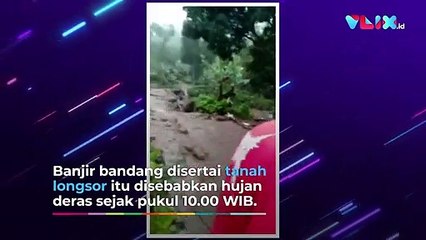 Kayu Besar Timpa Rumah, Video Banjir Bandang Bogor