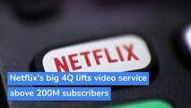 Netflix's big 4Q lifts video service above 200M subscribers, and other top stories in technology from January 20, 2021.