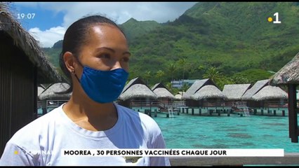 Moorea , 30 personnes vaccinées chaque jour