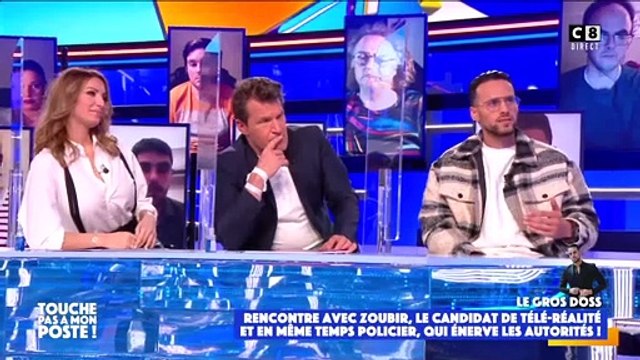 Zoubir, le candidat de télé-réalité policier qui est inquiété par une enquête est venu s'expliquer dans Touche pas à mon poste - C8, 19 janvier 2021
