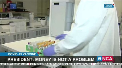 Ramaphosa says vaccine money is not a problem