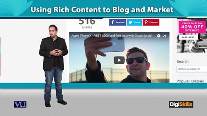 140 - Digital Marketing - Blogger.com - Rich Content and Market