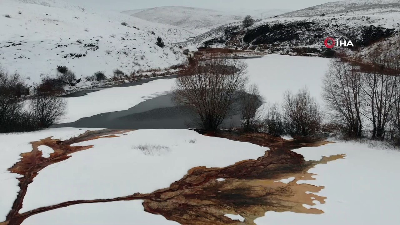 'Otlukbeli Gölü' eşsiz güzelliğiyle hayran bırakıyor