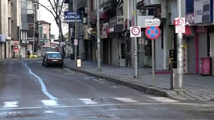 Zonguldak'ta cadde ve sokaklar boş kaldı