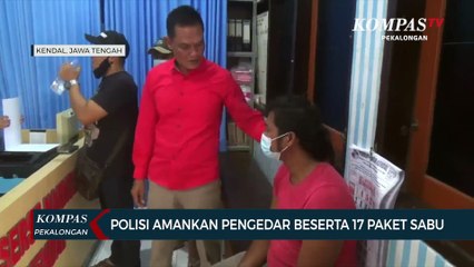 Polisi Amankan Pengedar Beserta 17 Paket Sabu