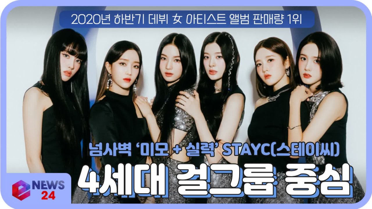 STAYC(스테이씨), 2020년 하반기 데뷔 女 아티스트 앨범 판매량 1위 ′4세대...