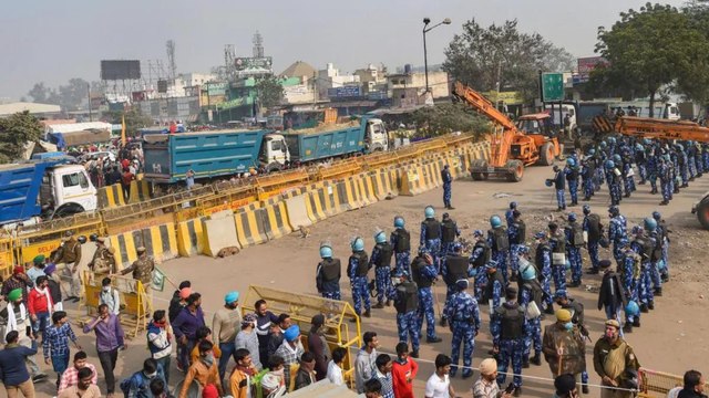 Farmers meeting with Delhi-UP-Haryana police officers starts