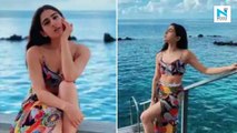 Sara Ali Khan off to Maldives for holiday, shares pics of 'sandy toes and sunkissed nose'