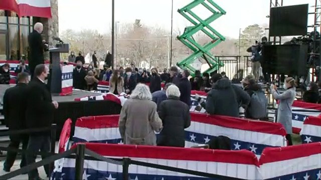 C'est le grand jour pour Joe Biden après ses adieux émouvants au Delaware