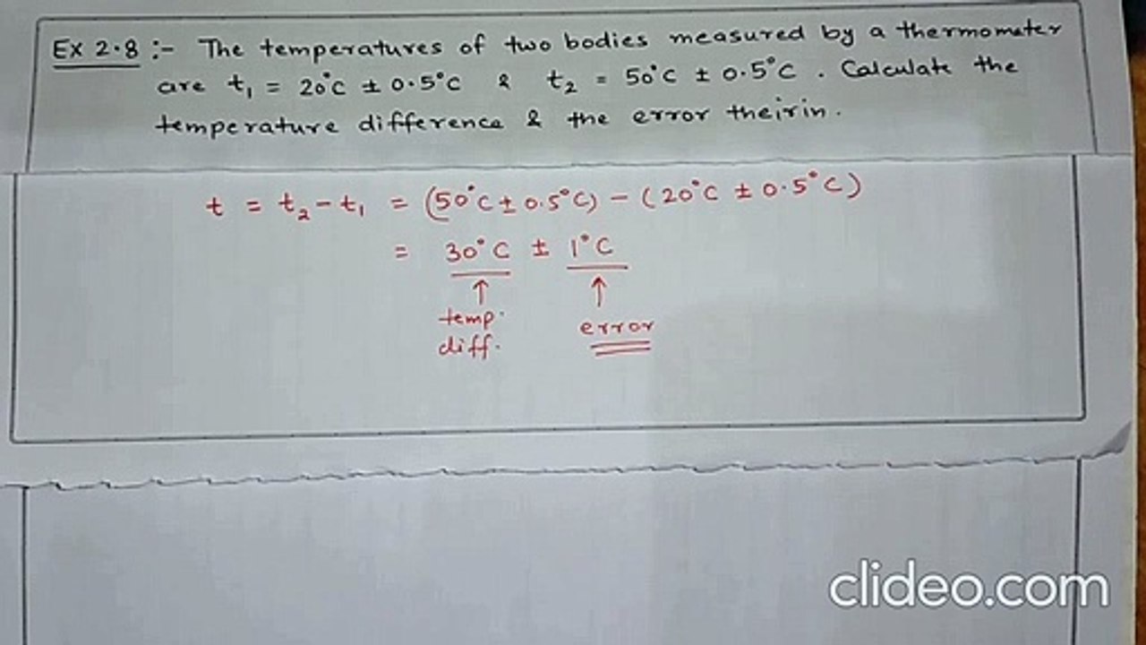 Example 2.8 and 2.9 Chapter 2 Class 11  Class 11 Physics NCERT Solutions  Units and Measurement