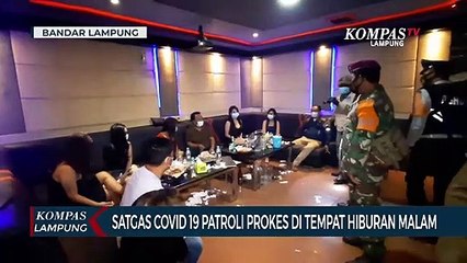 Satgas Covid-19 Patroli Protokol Kesehatan di Sejumlah Tempat Hiburan Malam