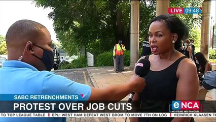 SABC workers protest over job cuts