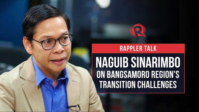 Rappler Talk: Naguib Sinarimbo on Bangsamoro region's transition challenges