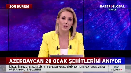 Kardeş Azerbaycan'da hem yas hem de gurur günü... Azerbaycanlılar 20 Ocak şehitlerini anıyor