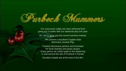 The Purbeck Mummers and thier virtual play