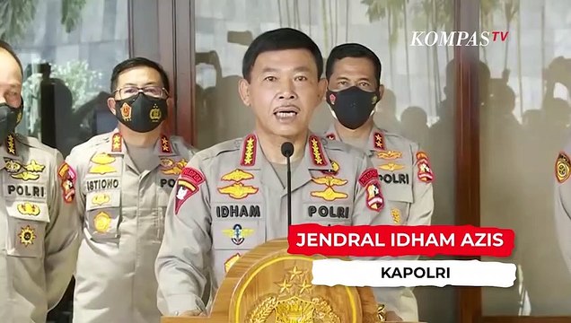 Momen Kapolri Idham Azis Antar Listyo Sigit Uji Kepatutan di DPR