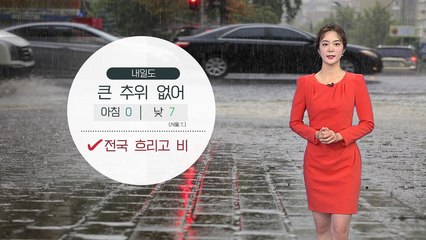 [날씨] 내일도 큰 추위 없어...전국 흐리고 비 / YTN