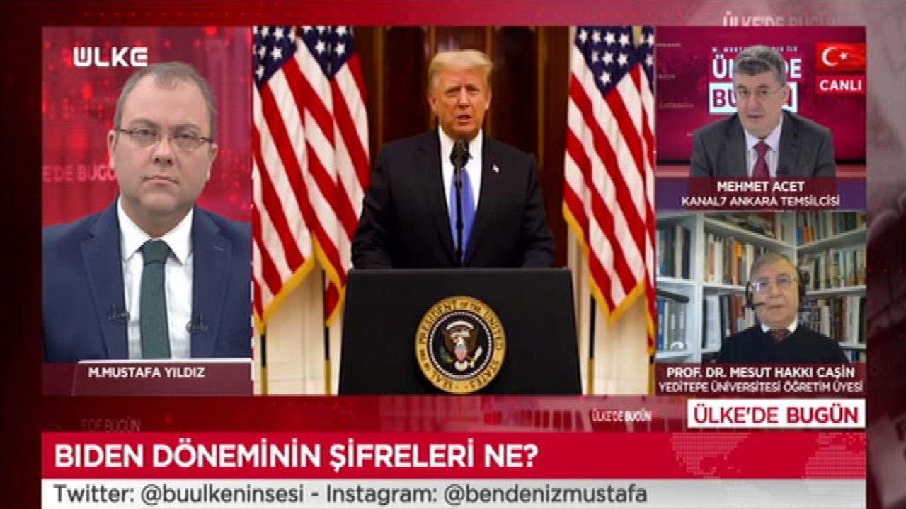 Ülke'de Bugün - Mehmet Acet | Mesut Hakkı Caşın | Tevfik Özlü | Efe Kaya | 20 Ocak 2021