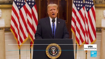 In farewell address, Trump urges prayers for next administration without mentioning Biden