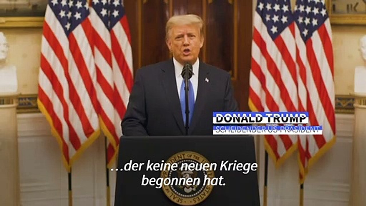 Trumps Abschiedsbotschaft: 'Unsere Bewegung steht erst am Anfang'