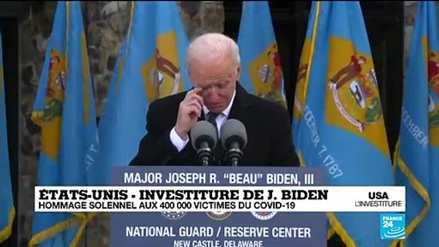 Investiture de Joe Biden aux USA : hommage solennel aux 400 000 victimes du Covid-19