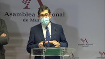 El consejero de Salud de Murcia: 