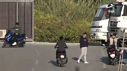 Motosiklet grubu trafikte ölüme davetiye çıkardı