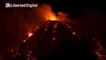 Espectaculares imágenes de una nueva erupción del volcán Etna en Italia