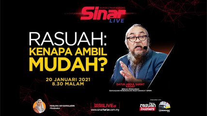 [LIVE] Rasuah: Kenapa Ambil Mudah?