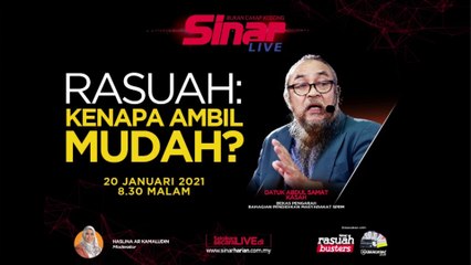 [LIVE] Rasuah: Kenapa Ambil Mudah?