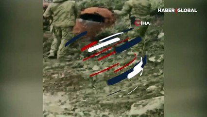 Deniz mayını böyle imha edildi