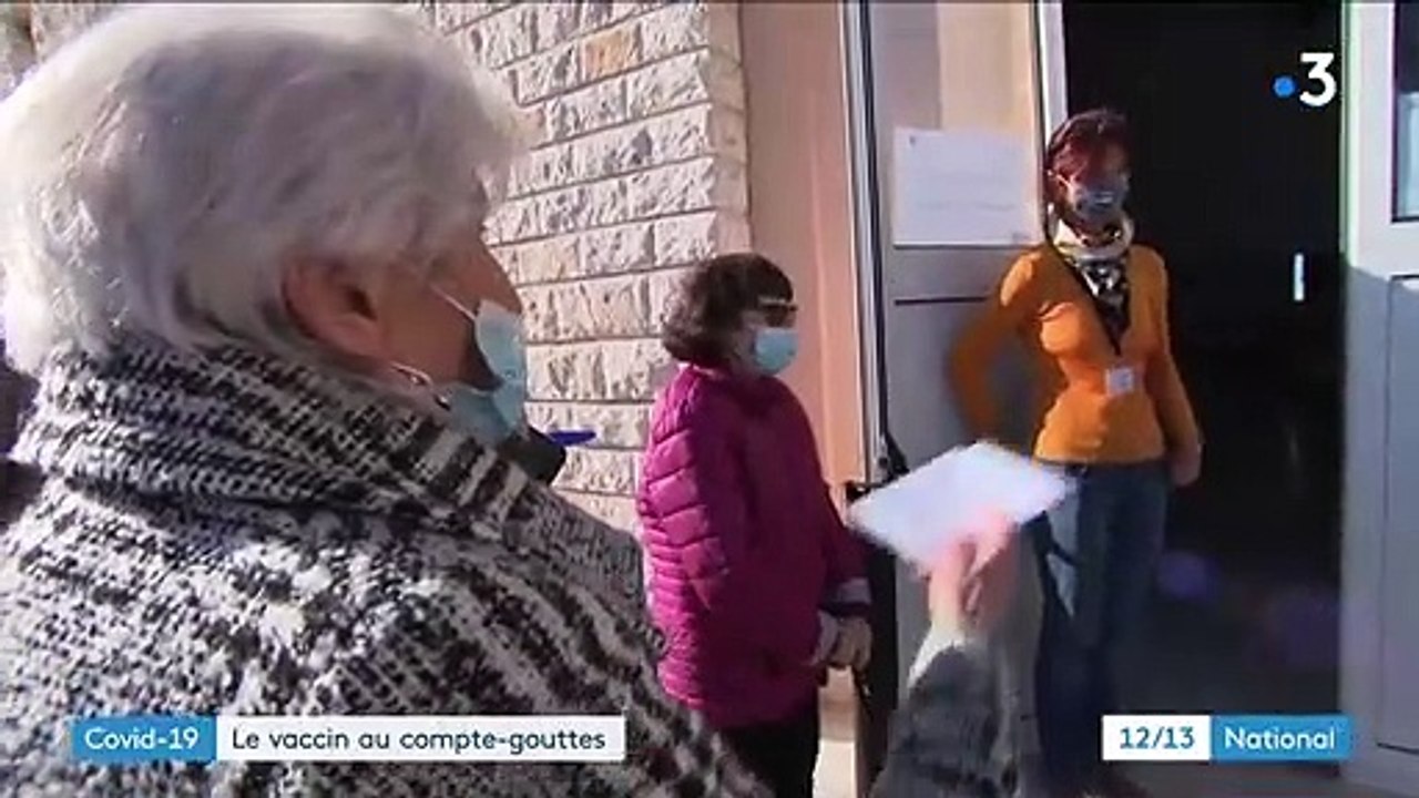 Coronavirus : les vaccins arrivent au compte-gouttes dans les centres submergés