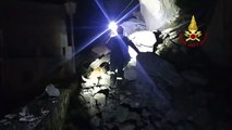 Amantea (CS) - Crolla costone roccioso nel centro città (20.01.21)