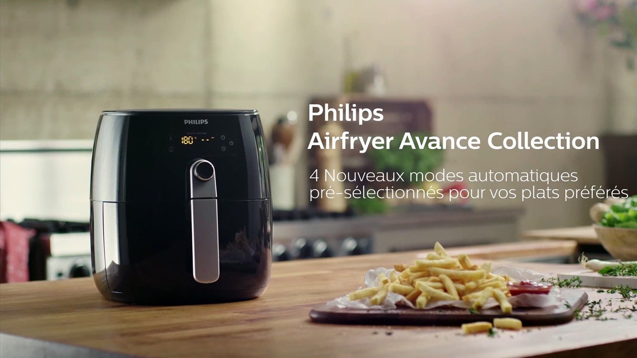 Philips HD974110 Airfryer Compact - Bien Plus qu’une Friteuse  Faites Cuire, Frire, Rôtir, Griller tous vos Aliments Noir