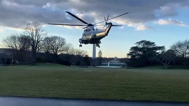 Bye, bye Donald: así se iba Trump de la Casa Blanca antes de la jura de Joe Biden