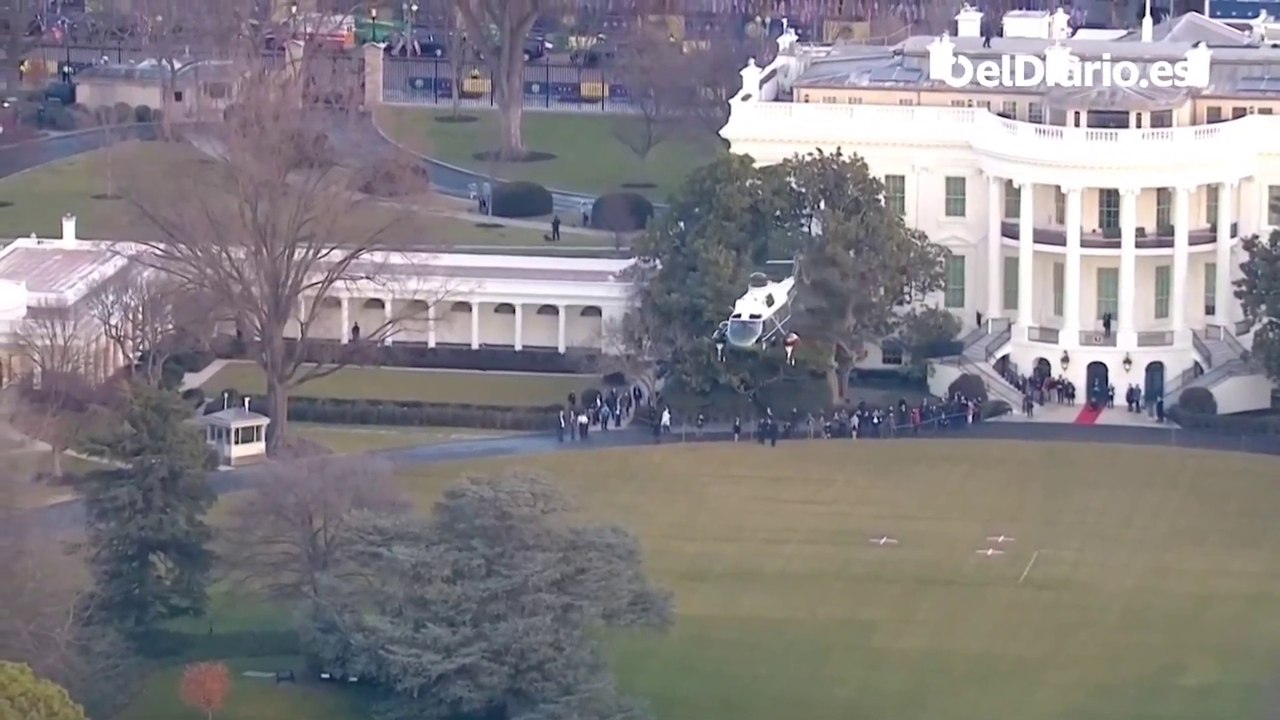 Trump abandona la Casa Blanca horas antes de la toma de posesión de Biden como presidente de EEUU