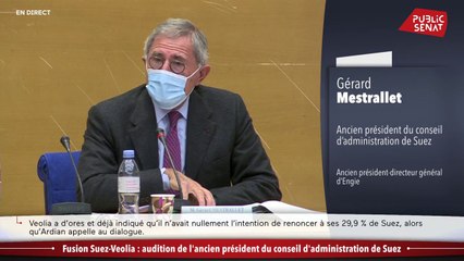 « L’approche de Veolia est hostile », considère Gérard Mestrallet, ancien patron de Suez