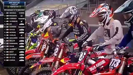 2021 AMA Supercross Round 2 - Houston 2 (East) - 250SX Heat 1