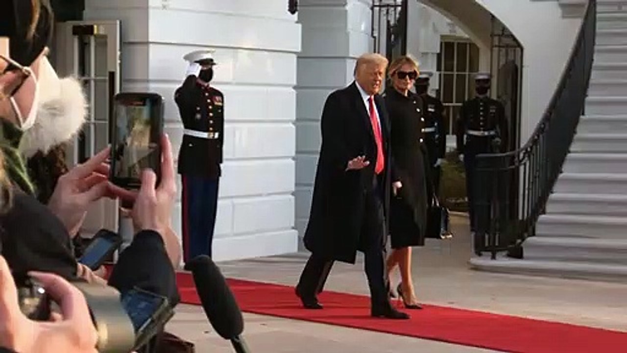 Trump verlässt das Weiße Haus: 'Wir sehen uns wieder'