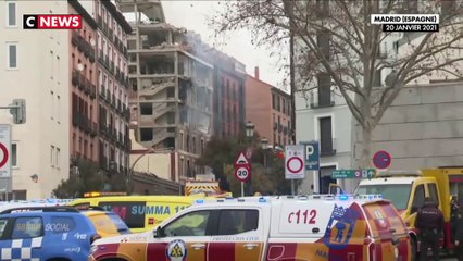 Madrid : une forte explosion détruit tout un immeuble