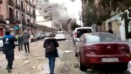 Les impressionnantes images de Madrid suite à l'explosion d'un immeuble due à une fuite de gaz